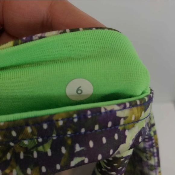 Lululemon | Wunder Under Iris Floral Dot Leggings 6 - Picture 2 of 6